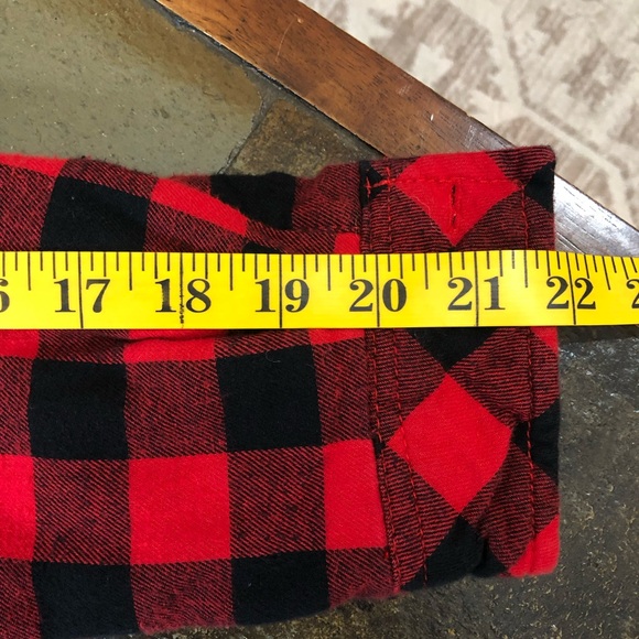 Boston Traders Shacket Women’s S Button Up Buffalo Plaid Sherpa Lined Hoodie - Picture 14 of 15